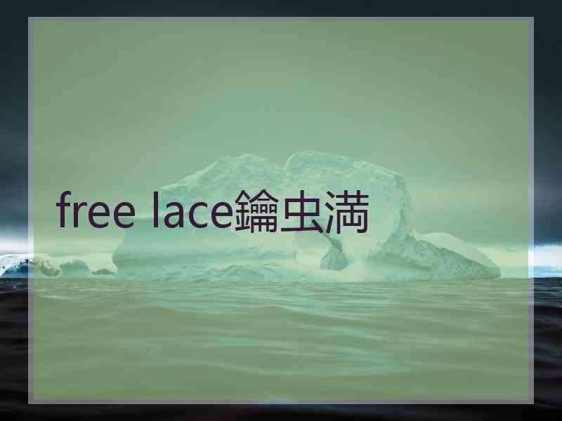 free lace鑰虫満