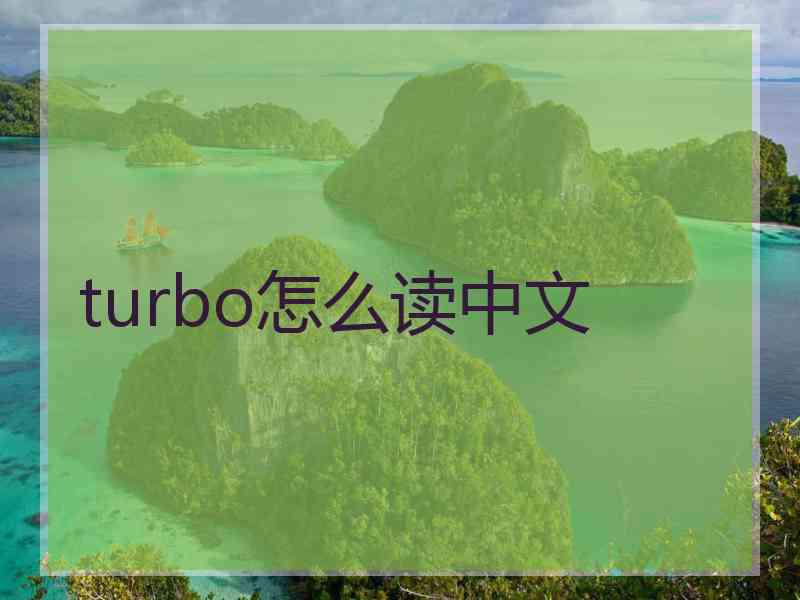 turbo怎么读中文