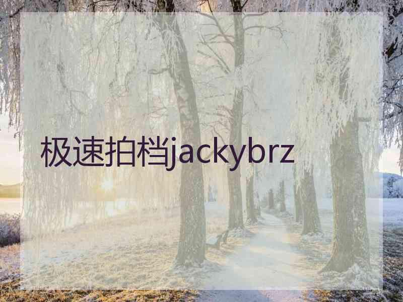 极速拍档jackybrz