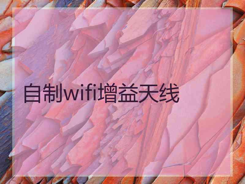 自制wifi增益天线