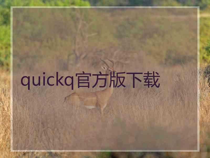 quickq官方版下载