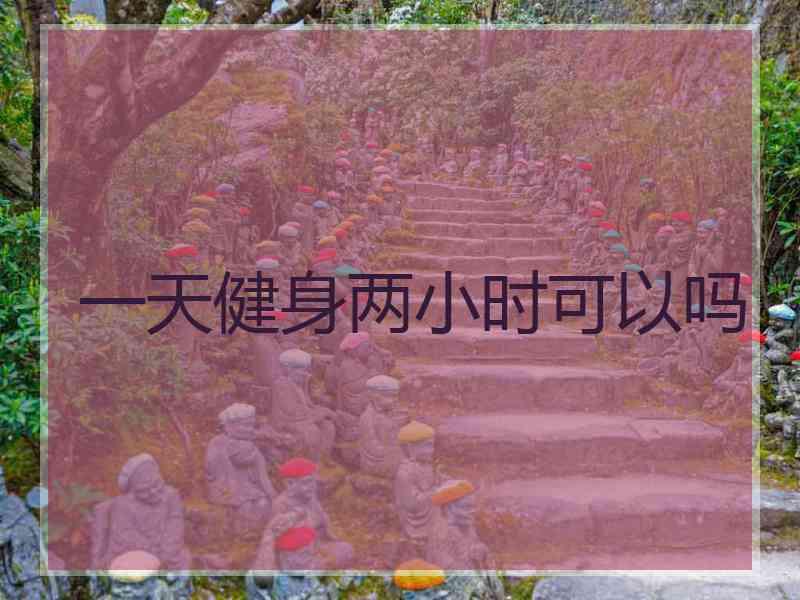 一天健身两小时可以吗