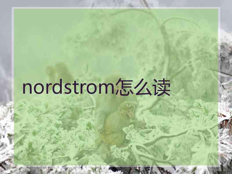 nordstrom怎么读