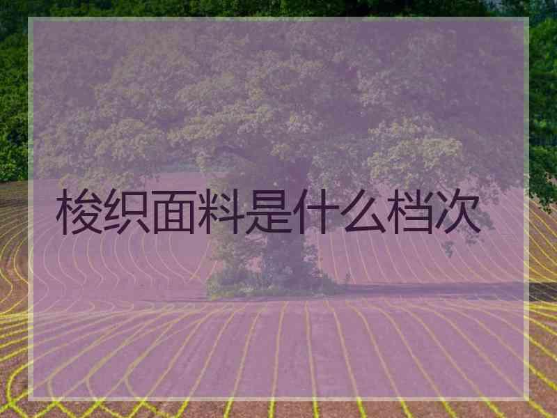 梭织面料是什么档次