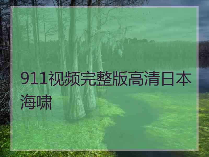 911视频完整版高清日本海啸