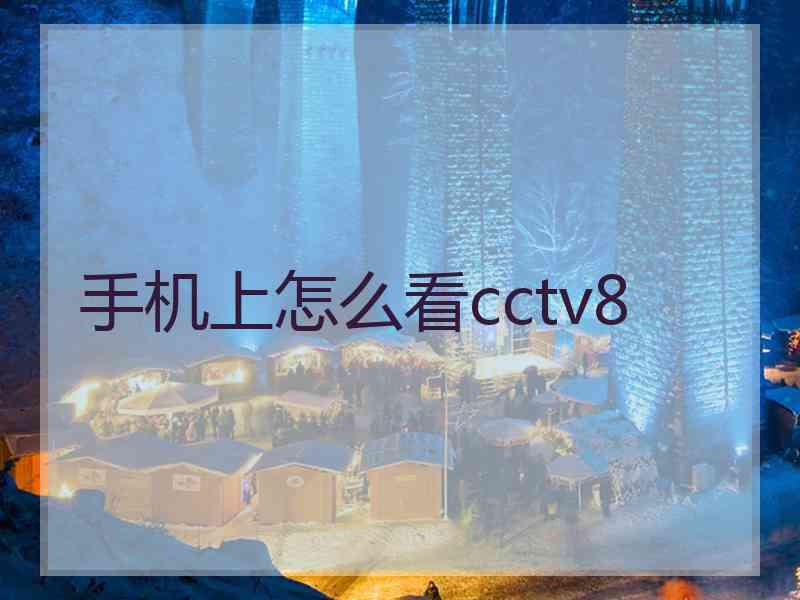 手机上怎么看cctv8