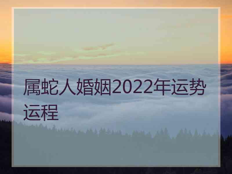 属蛇人婚姻2022年运势运程