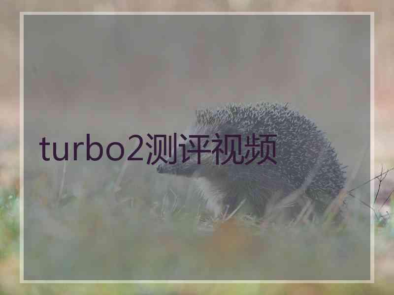 turbo2测评视频