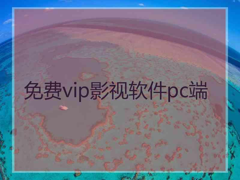 免费vip影视软件pc端