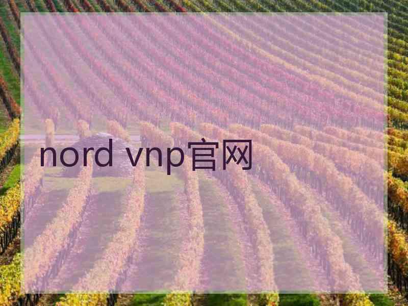 nord vnp官网