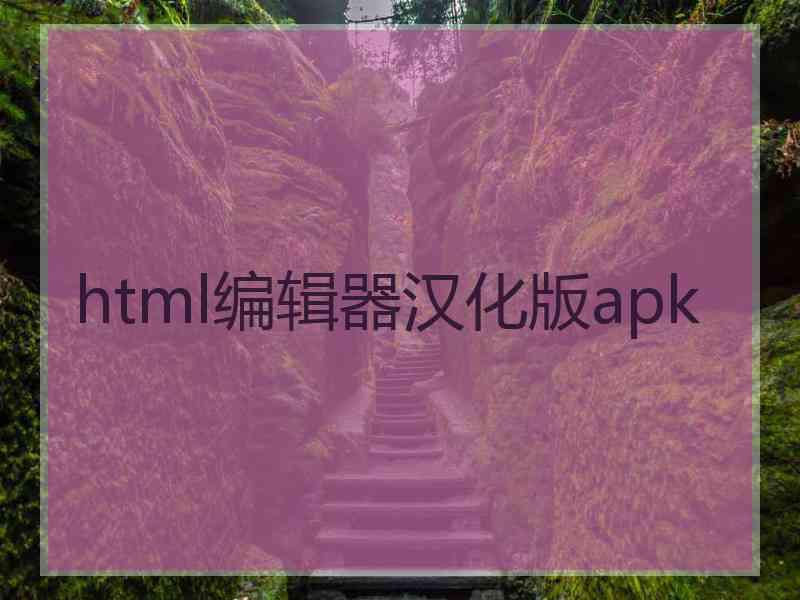 html编辑器汉化版apk