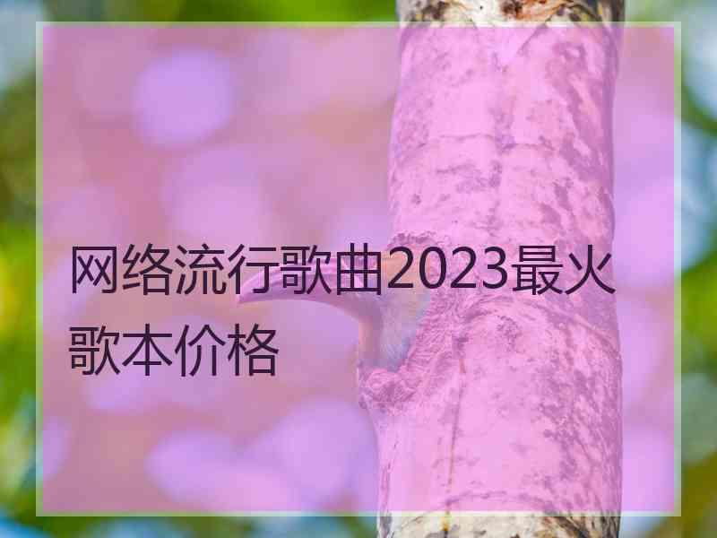 网络流行歌曲2023最火歌本价格