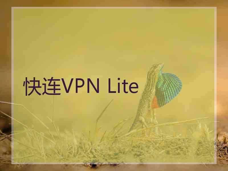 快连VPN Lite