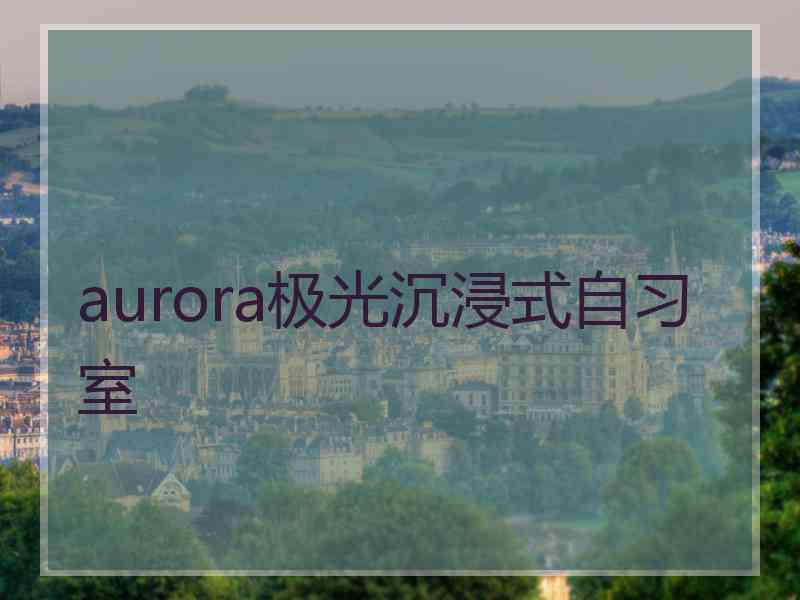 aurora极光沉浸式自习室