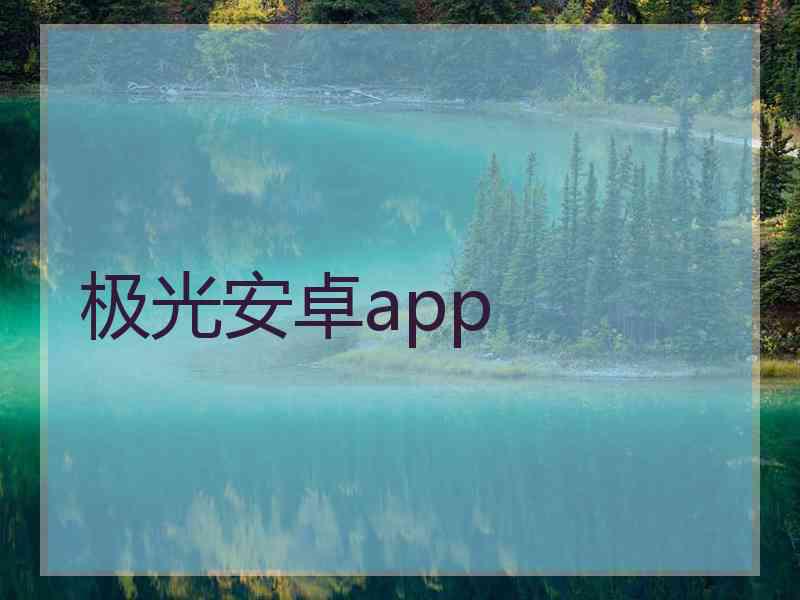 极光安卓app