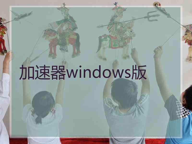 加速器windows版