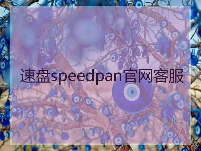 速盘speedpan官网客服