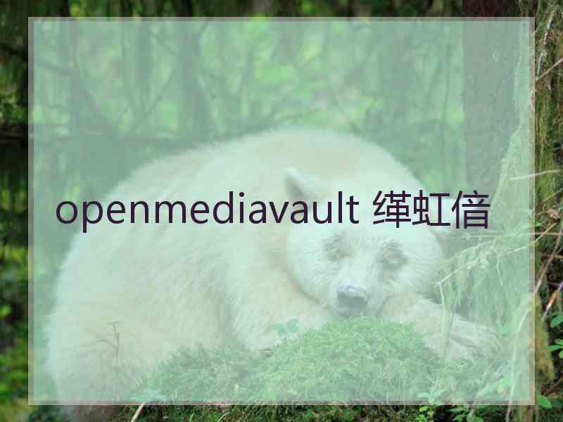 openmediavault 缂虹偣