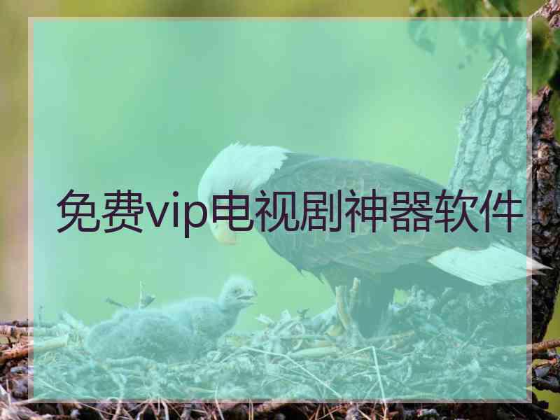 免费vip电视剧神器软件