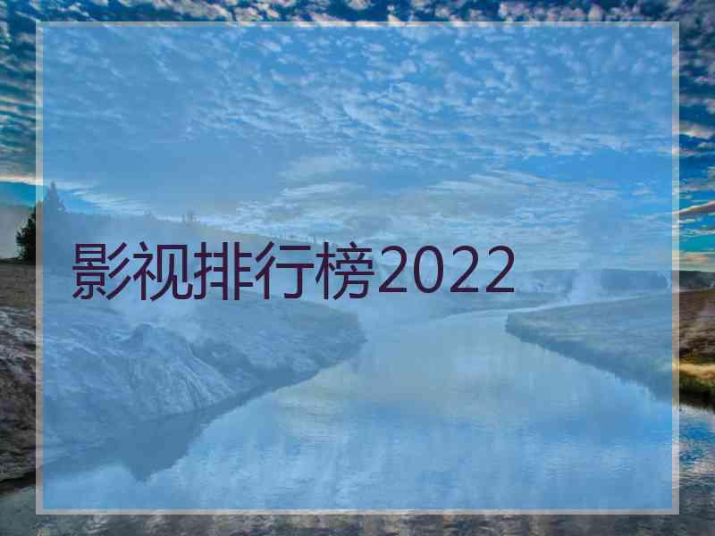 影视排行榜2022