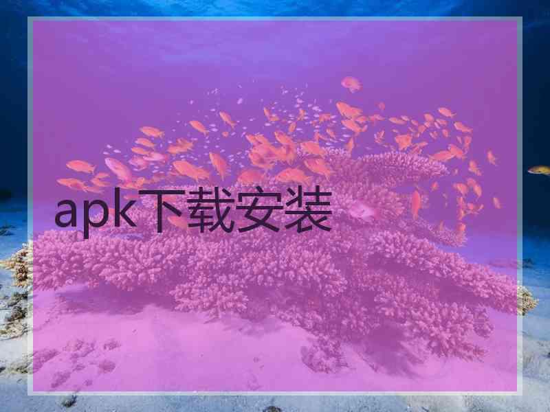 apk下载安装