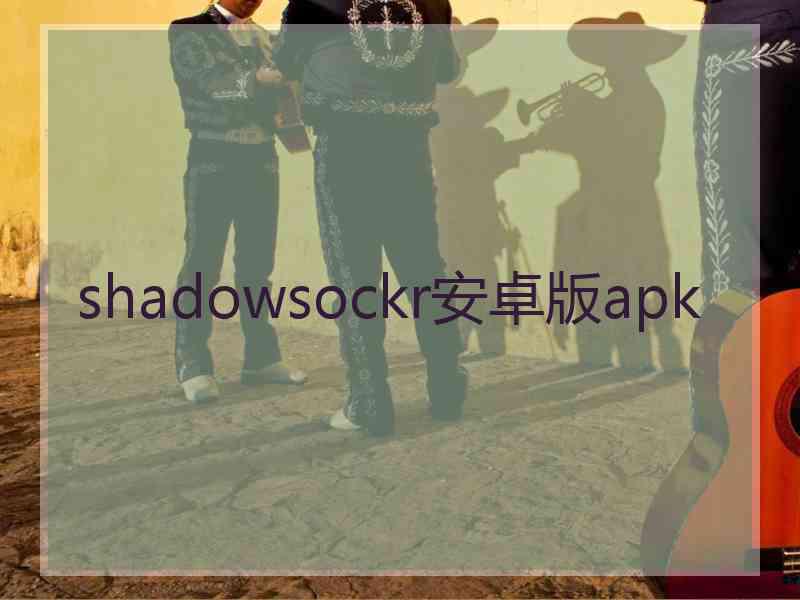 shadowsockr安卓版apk