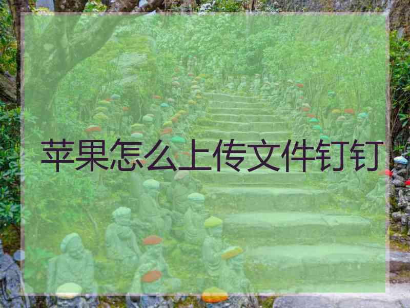 苹果怎么上传文件钉钉