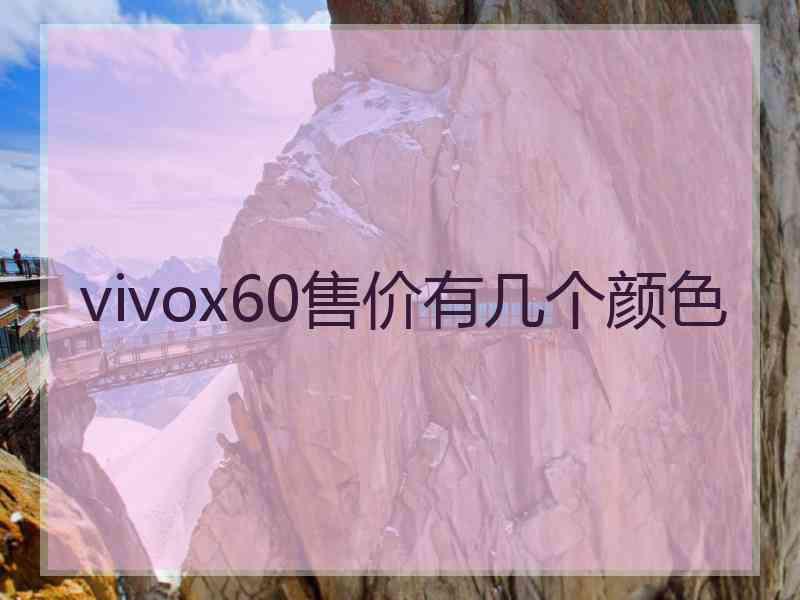 vivox60售价有几个颜色