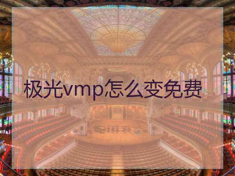 极光vmp怎么变免费