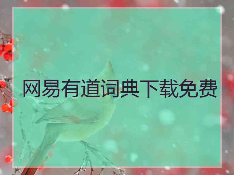 网易有道词典下载免费