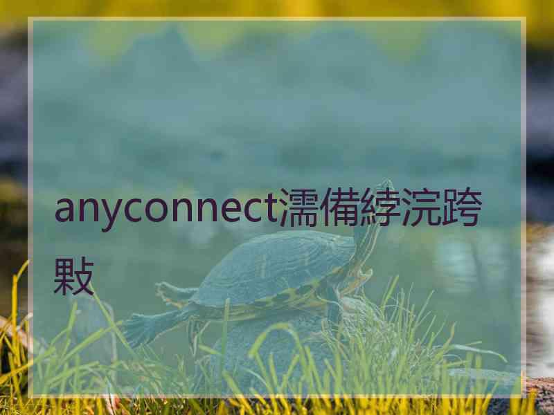 anyconnect濡備綍浣跨敤