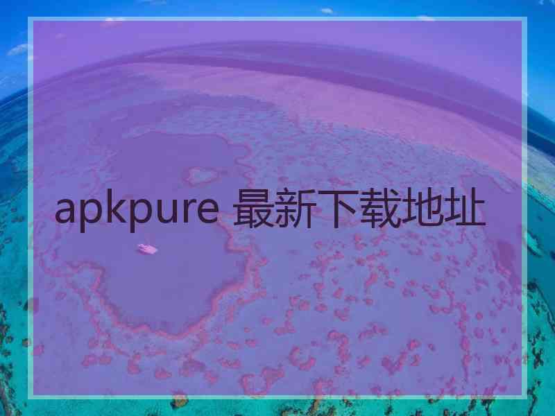 apkpure 最新下载地址