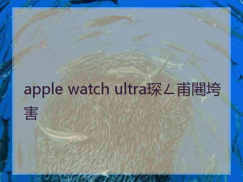 apple watch ultra琛ㄥ甫闀垮害