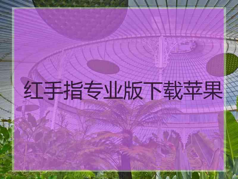 红手指专业版下载苹果