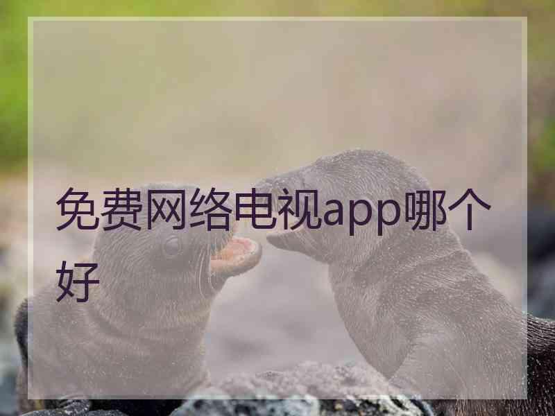 免费网络电视app哪个好