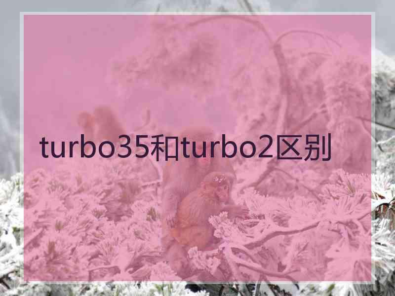 turbo35和turbo2区别