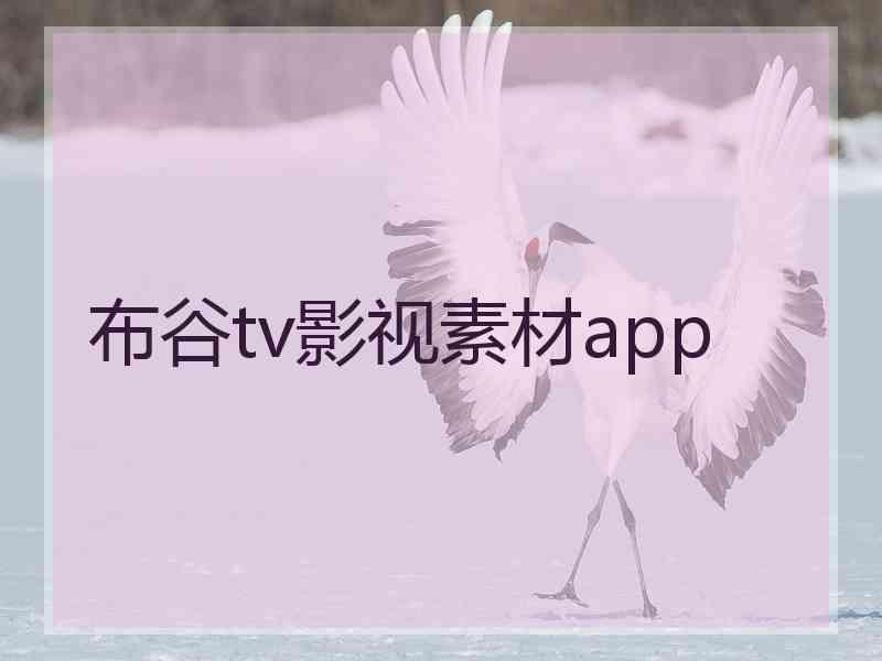 布谷tv影视素材app