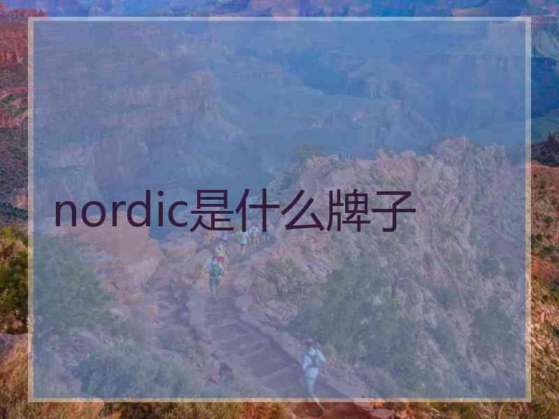 nordic是什么牌子