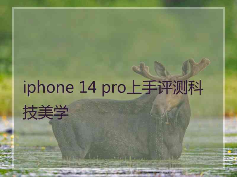 iphone 14 pro上手评测科技美学