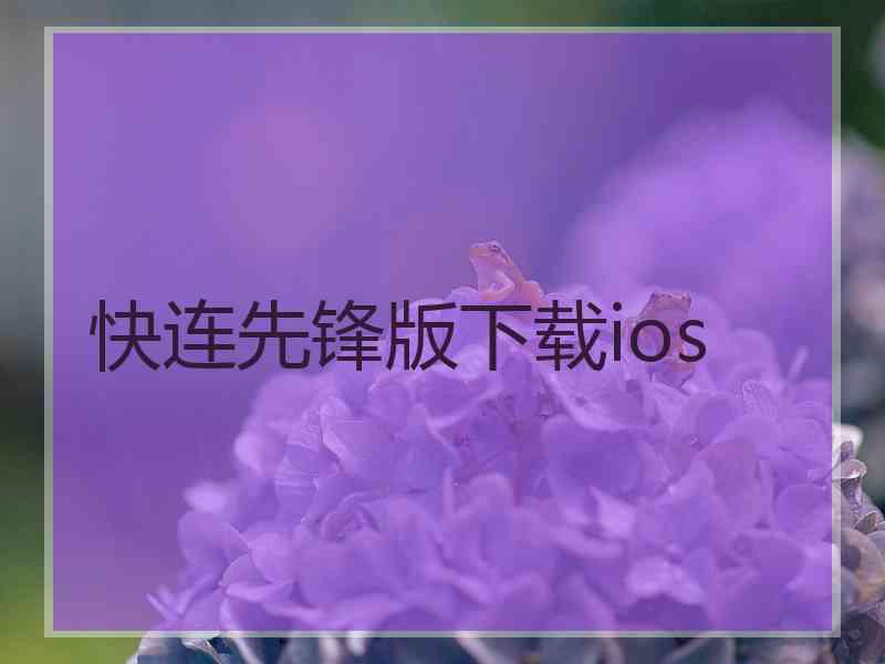 快连先锋版下载ios