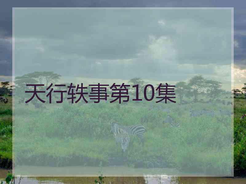 天行轶事第10集