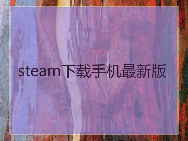 steam下载手机最新版