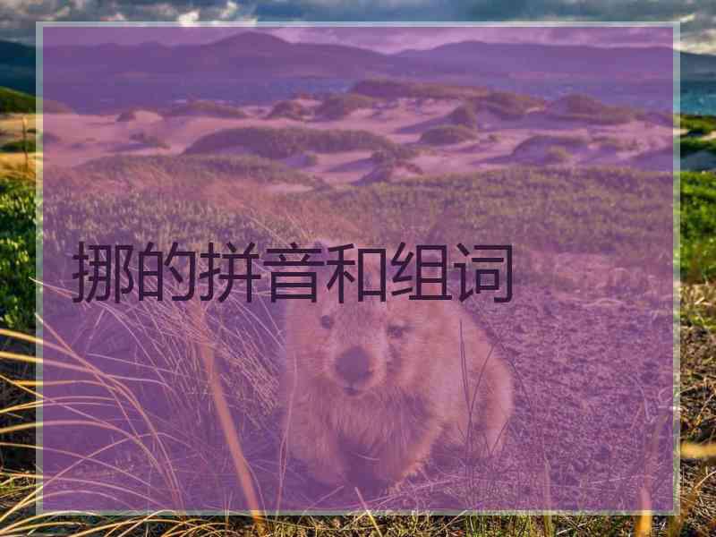 挪的拼音和组词