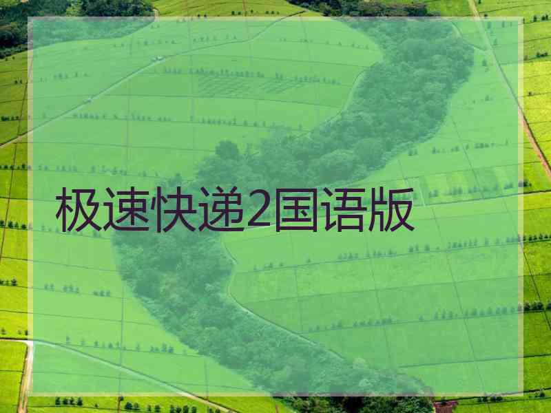 极速快递2国语版