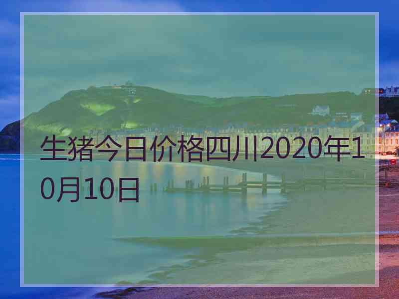 生猪今日价格四川2020年10月10日