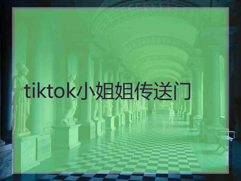 tiktok小姐姐传送门