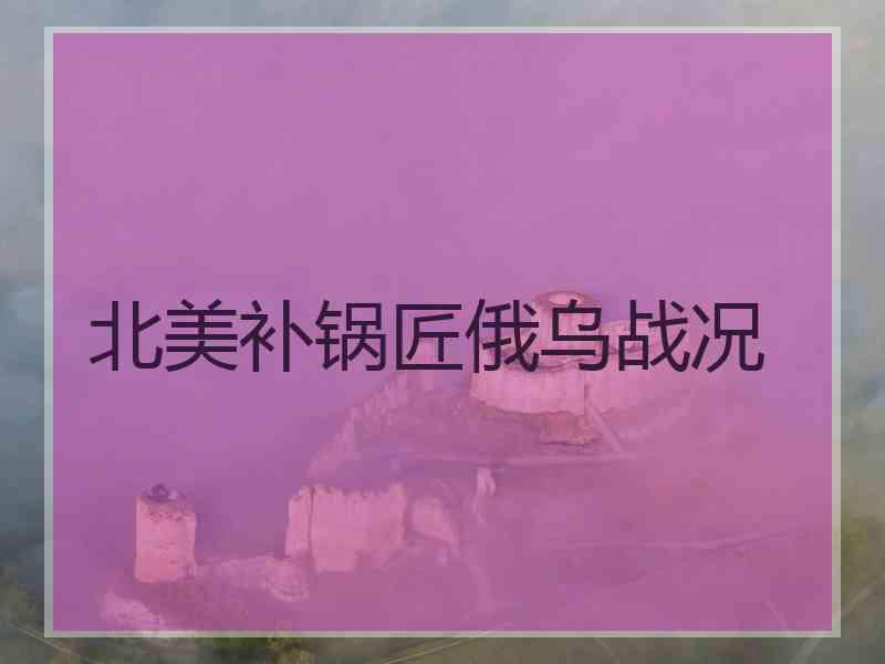 北美补锅匠俄乌战况