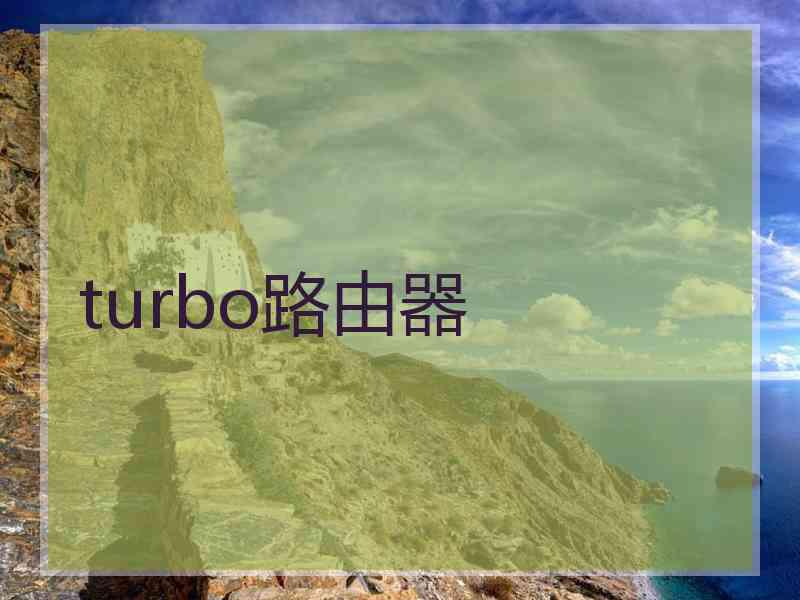 turbo路由器