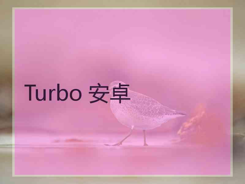 Turbo 安卓