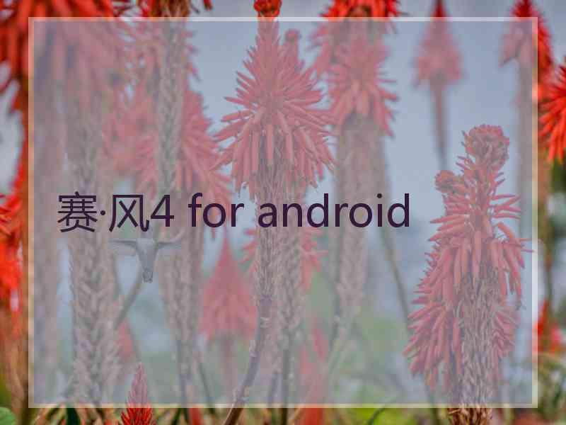 赛·风4 for android